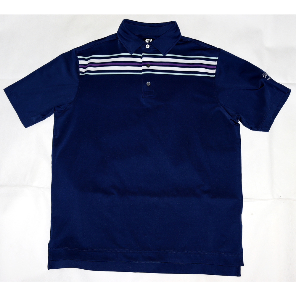 FootJoy "O'Bannon Creek" Men's Short Sleeve Golf Polo Shirt Size Large